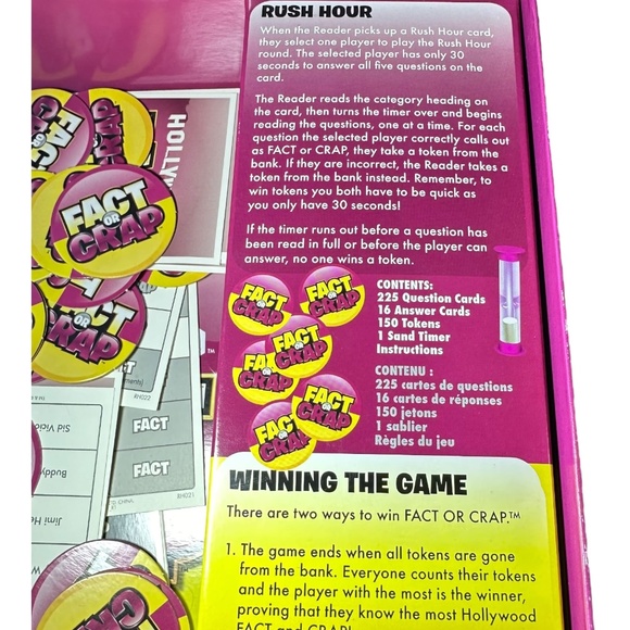 Spin Master Hollywood Fact or Crap Game - Picture 4 of 4
